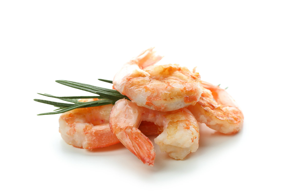 Cooked shrimp